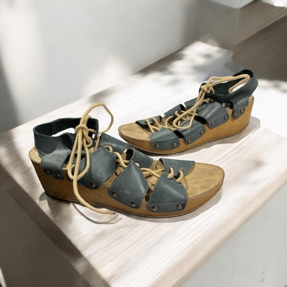 Coolway - Gante Sandal Wedge Platform Studded Gladiator - 39